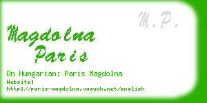 magdolna paris business card